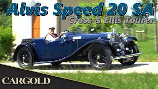 Alvis Speed 20 SA Cross & Ellis Tourer, 1933, restauriert ohne Rücksicht auf Kosten, 1A Historie