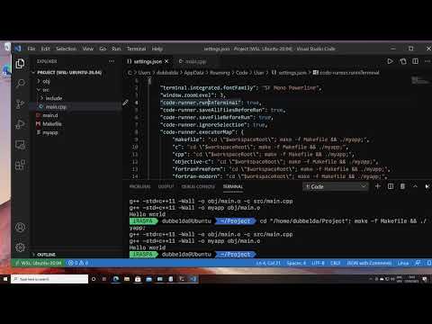 VS Code on Windows-10 for C, C++, and Fortran Part VI