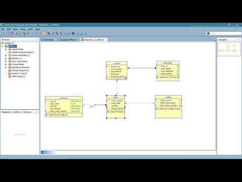 converting the logical model to relational model oracle - YouTube
