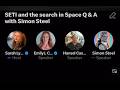 Q&A with Simon Steel (Seti) host Sarah Lynn Dawson and co-host Emily Collins - the search in Space