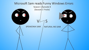 THE EPIC FIGHT | Microsoft Sam reads Disturbing Errors (Season 1 Finale)