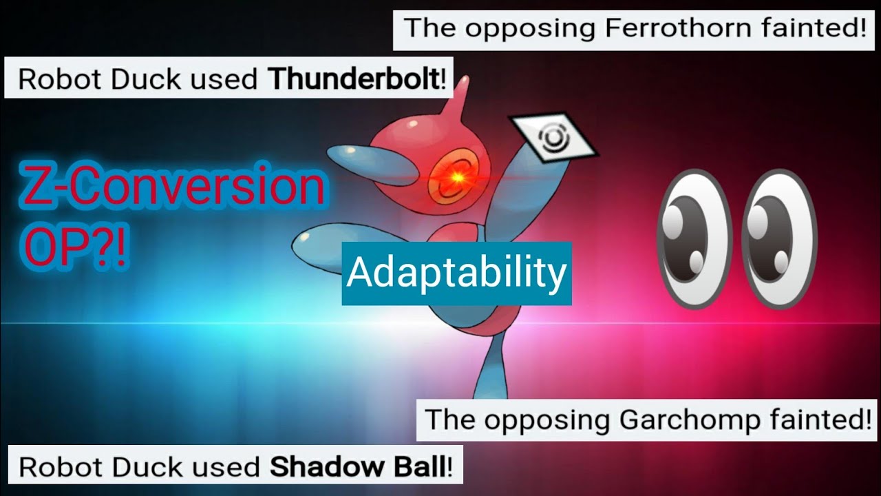 Z-CONVERSION + ADAPTABILITY = EPIC PORYGON-Z SWEEPS 🖥🦆
