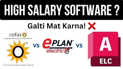 Cofaso vs AutoCAD Electrical vs EPLAN | Most Engineers Regret This Choice | Learn EEE