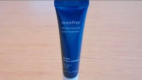 Innisfree wrinkle science spot treatment review