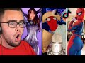 Reacting to SPIDERMAN Tik Tok Fails!
