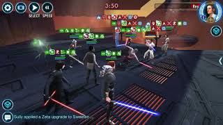 Swgoh - Malicos vs Rey Holdo annoying lv6 & 9 Datacron GAC 5v5