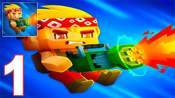 Gun & Dungeons Gameplay Walkthrough #1 - Tutorial + First 3 Stages!  (iOS, Android)