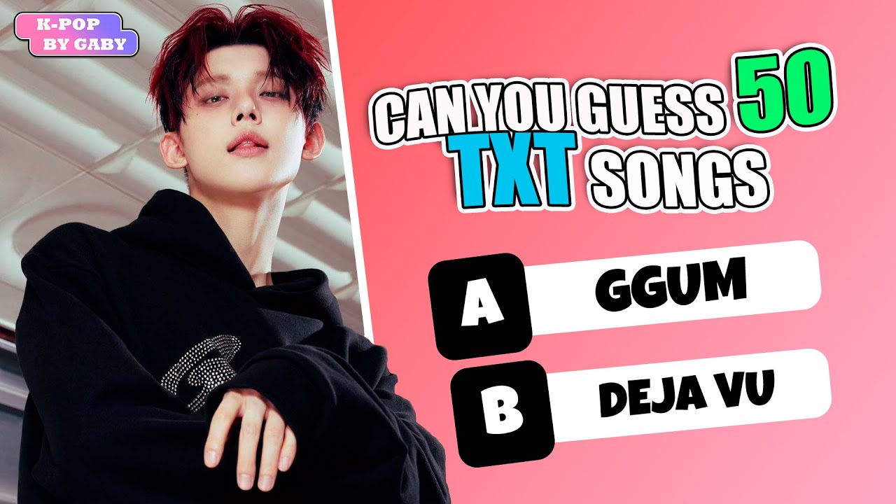 CAN YOU GUESS THESE 50 TXT SONGS IN 5 SECONDS? 🔊🎶 | KPOP GAME | TXT QUIZ |