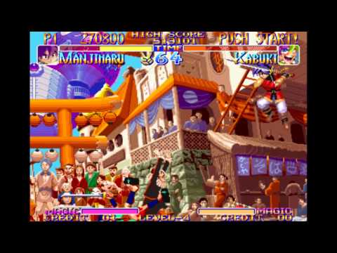 Kabuki Klash (天外魔境真伝) Longplay (Neo Geo) Manjimaru Walkthrough ONE CREDIT ALL