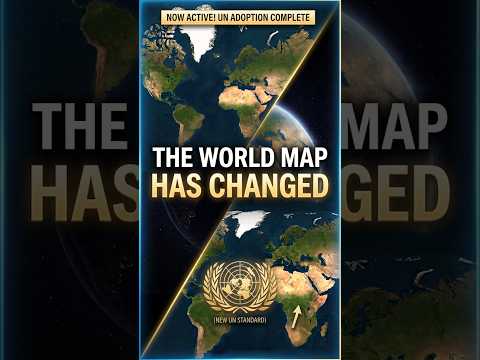 The World Map has Changed: Mercator vs Equal Earth 🌍 | Why Maps Distort Reality  #didyouknow #facts