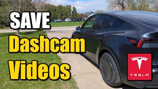 How to Save Dashcam Clips on Tesla Vehicle - Easy Tutorial