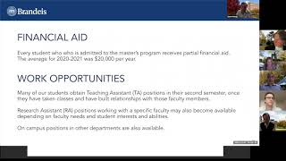 Master's Degree for Non Majors Open House 2020