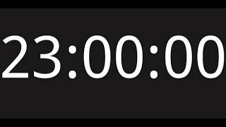 23 Hour Timer ⏱️ | 23:00:00 Countdown Timer | Full Screen Timer for Study