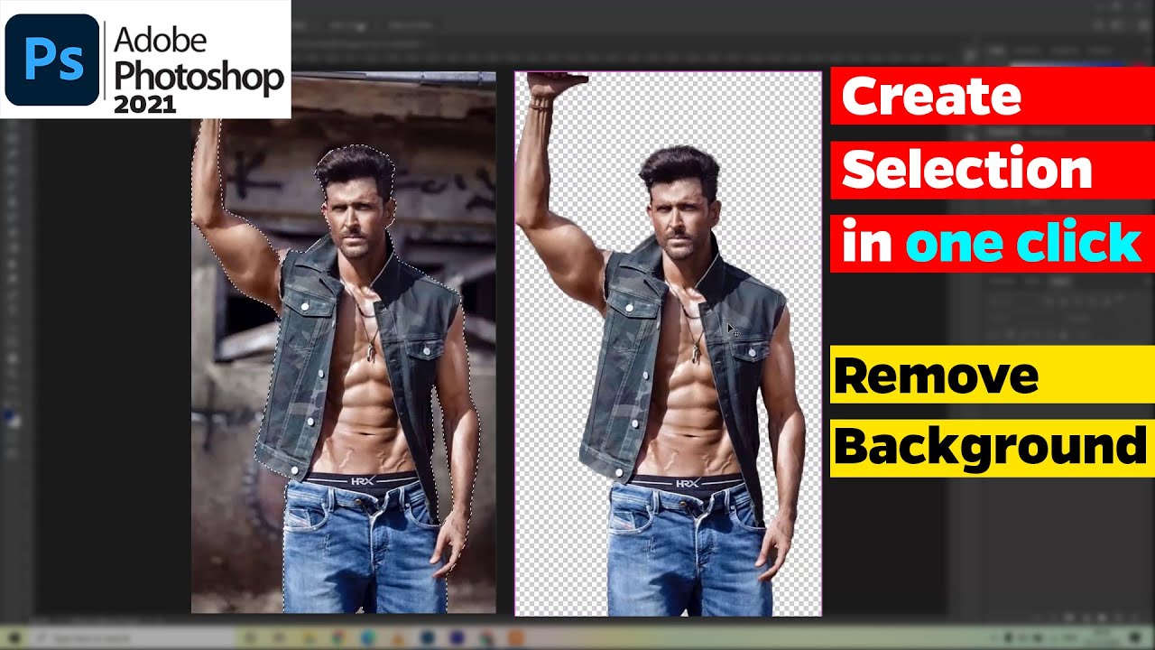 Make Selection in ONE CLICK | Remove Background in 2 min