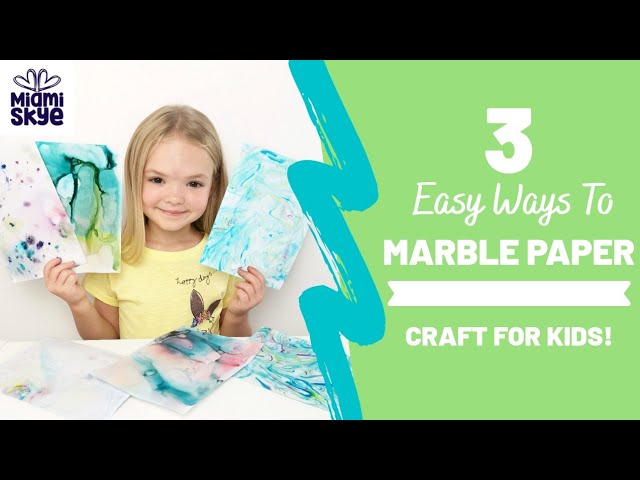 How To Marble Paper - Little Bins for Little Hands