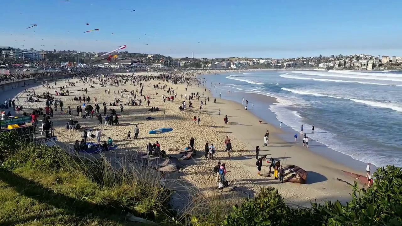 Australia - Bondi Beach Kite Festival 2017 - HD Video 05
