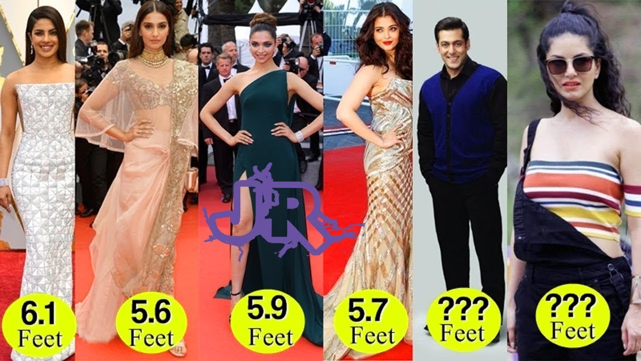 Actress Height Chart