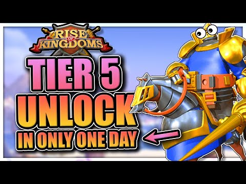 Unlock T5 in only one day on a new server [insane whale group forming] Rise of Kingdoms