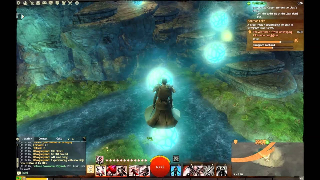 Guild Wars 2 Timberline Falls Jumping Puzzle (Mallagan's Grotto