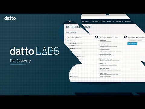 Datto Labs - File Recovery