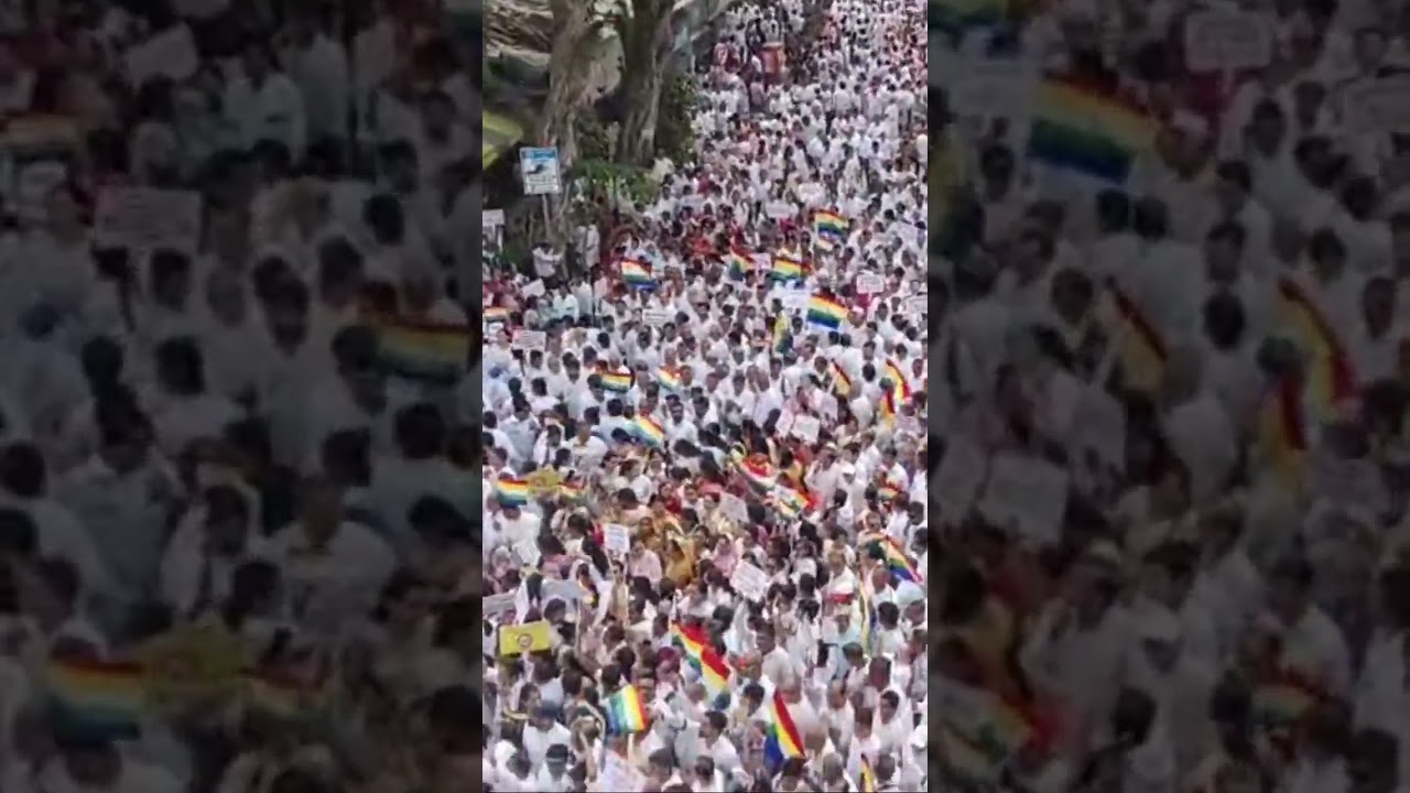 Protest after jain temple demolition in vileparle 