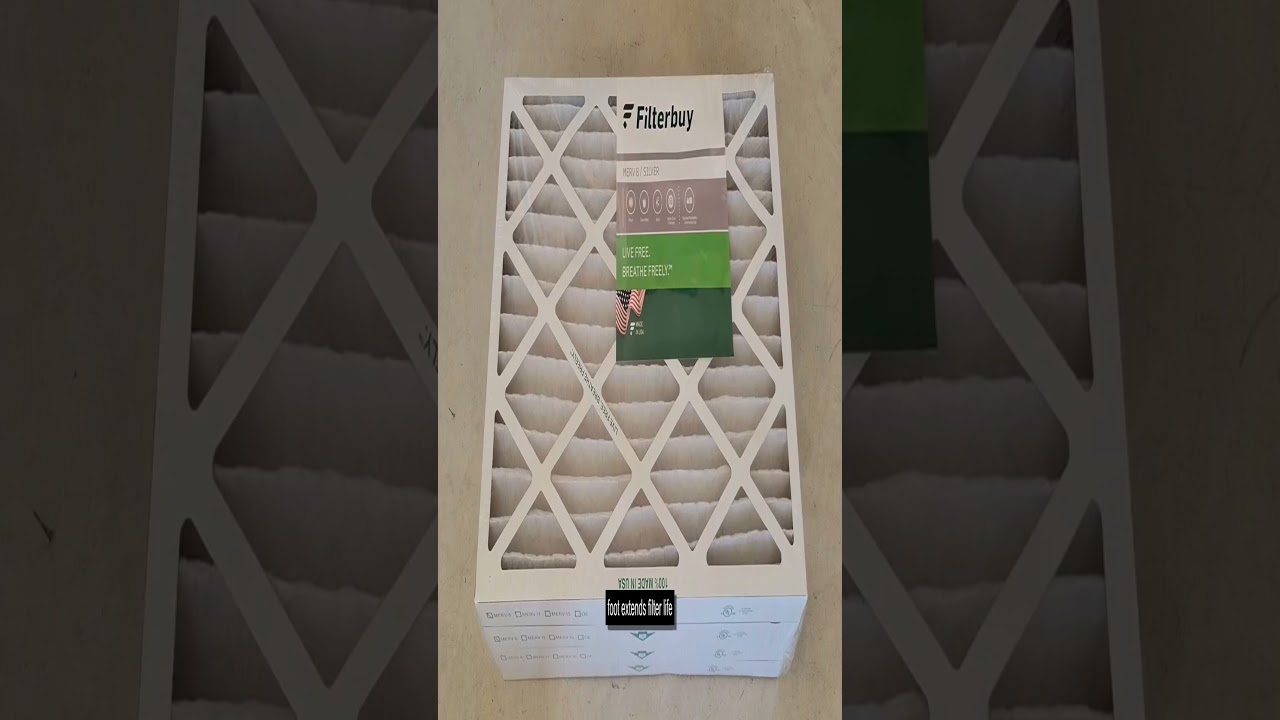 Upgrade Your Air Quality with Filterbuy MERV 8 Pleated HVAC Furnace Filters 4-Pack Made in USA