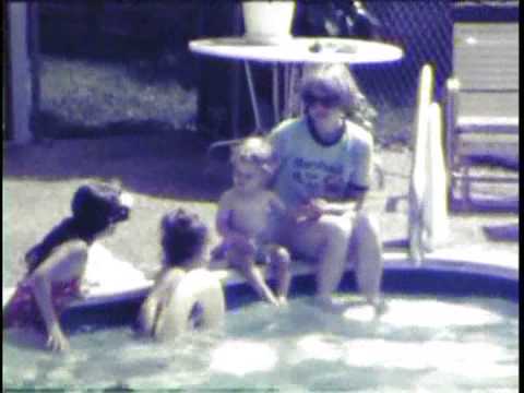 Snyder pool party c1974 in Hollywood, FL
