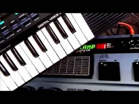 Digitech BNX3 bass guitar multi effects used as a synthesizer