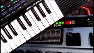 Digitech BNX3 bass guitar multi effects used as a synthesizer