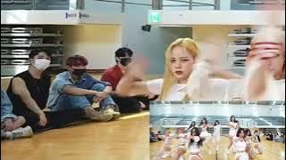 ARTBEAT MEMBERS (WOONGYEOM, JEAMIN, ETC) REACTION TO ARTBEAT DANCE COVER LOONA - PTT (PAIN THE TOWN)