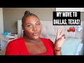 How I MOVED to DALLAS, TEXAS! |  STORYTIME