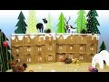 DIY Rustic Winter Forest Advent Calendar | c for craft