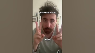 Architecture is fake! #architecture #architectureschool