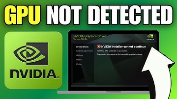 How To Fix No Nvidia GPU Is Detected on Your System