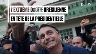 Brésil : l'extrême droite largement en tête au 1er tour de la présidentielle