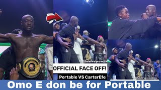 Carter Efe Beat Portable Thief Him Boxing Belt  In Boxing Match Face Off 