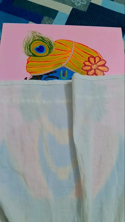 rate my portrait and comment 🙏#janmastmi special # shorts # DIY # shreya art and creativity 🌸