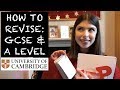 REVISION ADVICE: GCSE & A LEVEL (GET As & A*s!)