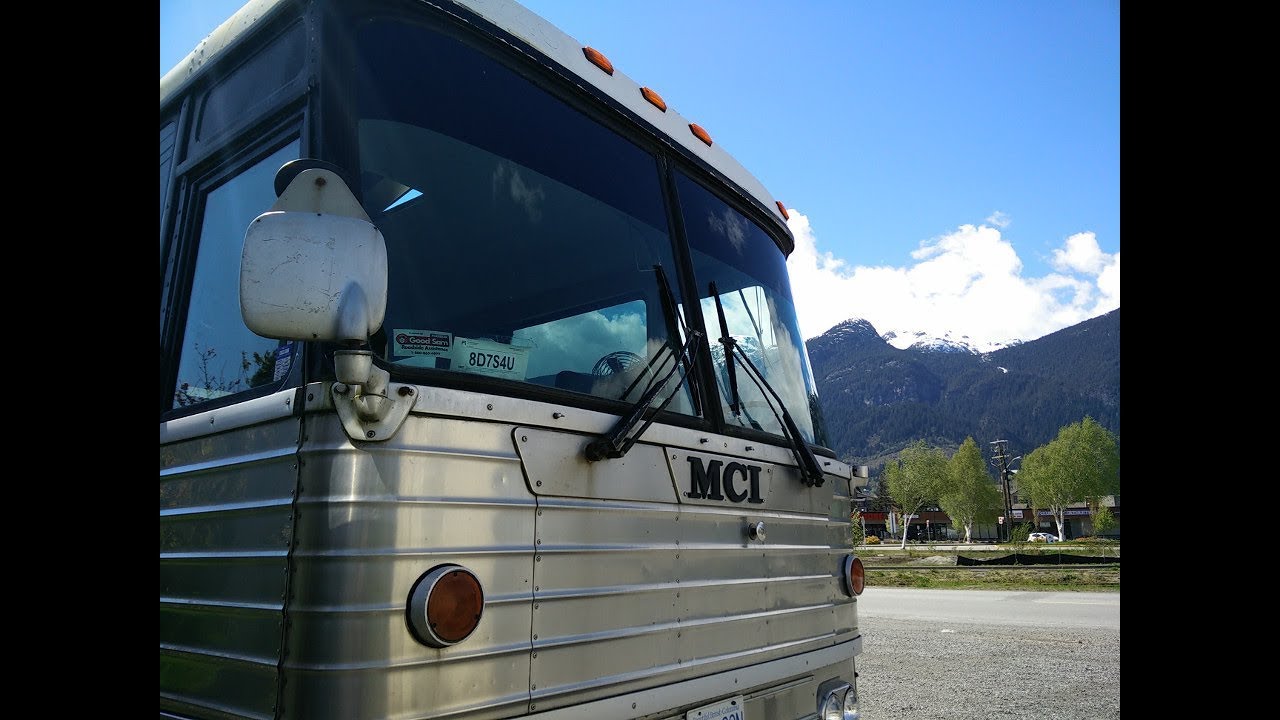 Sea to Sky Highway in the Bus - 1981 MCI MC9