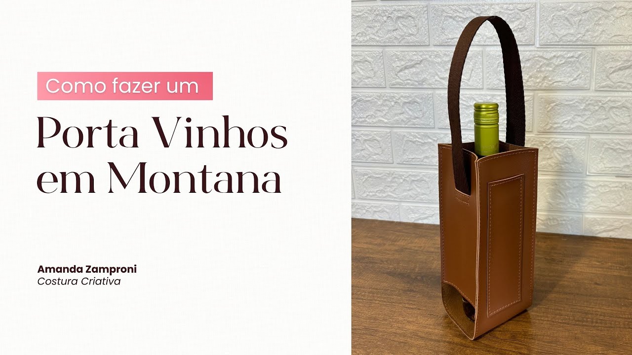 Porta Vinhos em Sintético Montana - Passo a Passo - Tutorial
