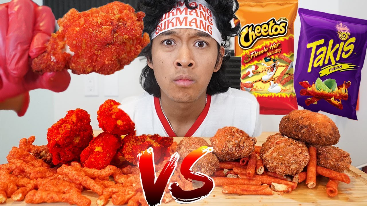 Hot cheetos vs. takis (which ones better??) 