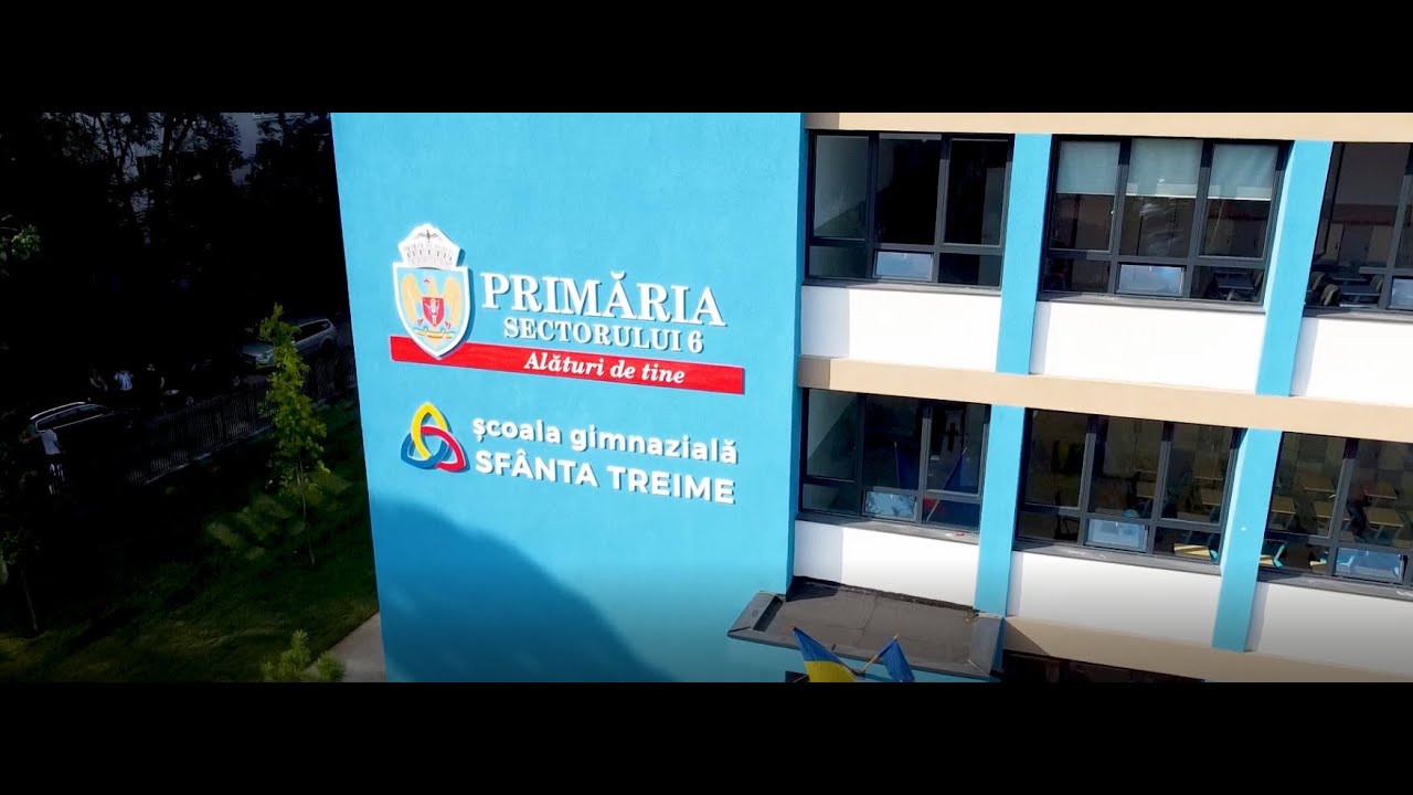 Școala Gimnazială „Sf. Treime” din Sectorul 6, modernizată după 50 de ani! VIDEO DRONĂ