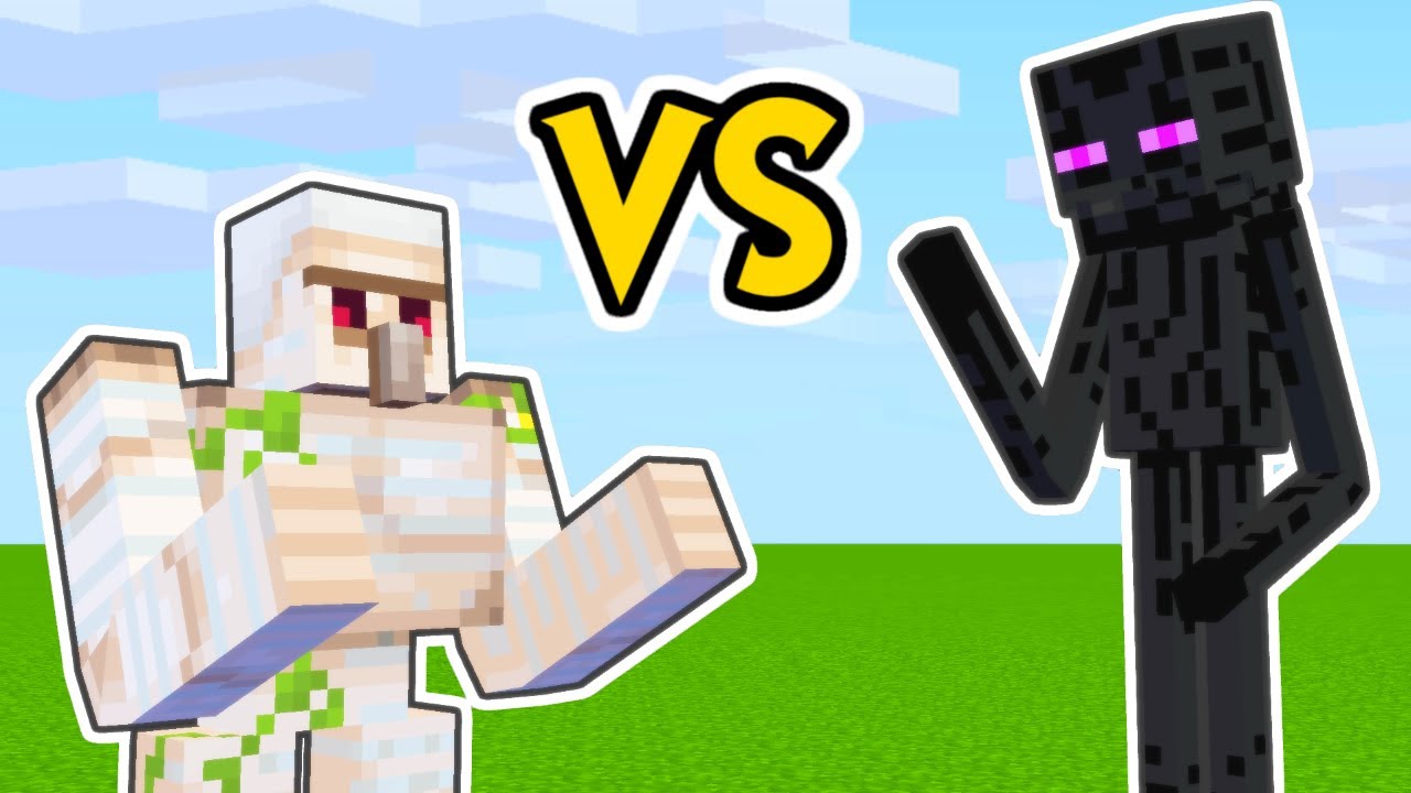 エンダーマン Vs アイアンゴーレム マイクラ Shorts Minecraft Summary マイクラ動画