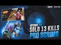 Solo 13 kills in pro scrims  intense 1vs4 clutch highlights bgmi viral bgmihighlights 1vs4