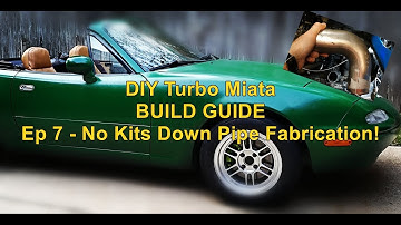 DIY Miata Turbo (Ep 7) Downpipe Fab 1