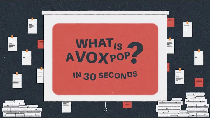 What is a Vox Pop in 30 Seconds?