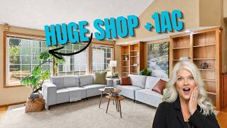 Sequim Home For Sale | over 1ac + Huge shop! Close to the Olympic Discovery Trail