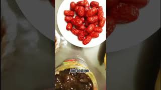 Red apple jam tea - Trà mứt táo đỏ