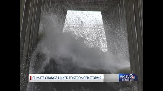 Climate change linked to stronger hurricanes