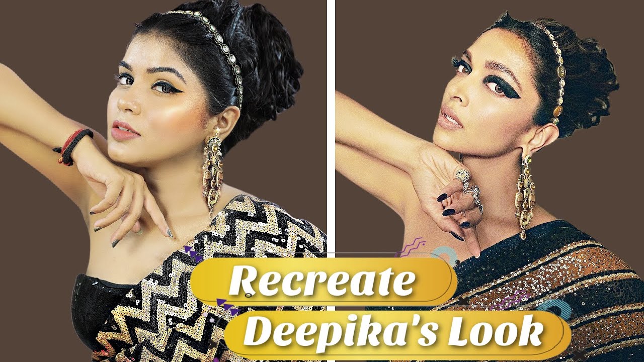 DEEPIKA Padukone CANNES Look Under BUDGET | Recreation | Makeup, Fashion & Styling | DIYQueen